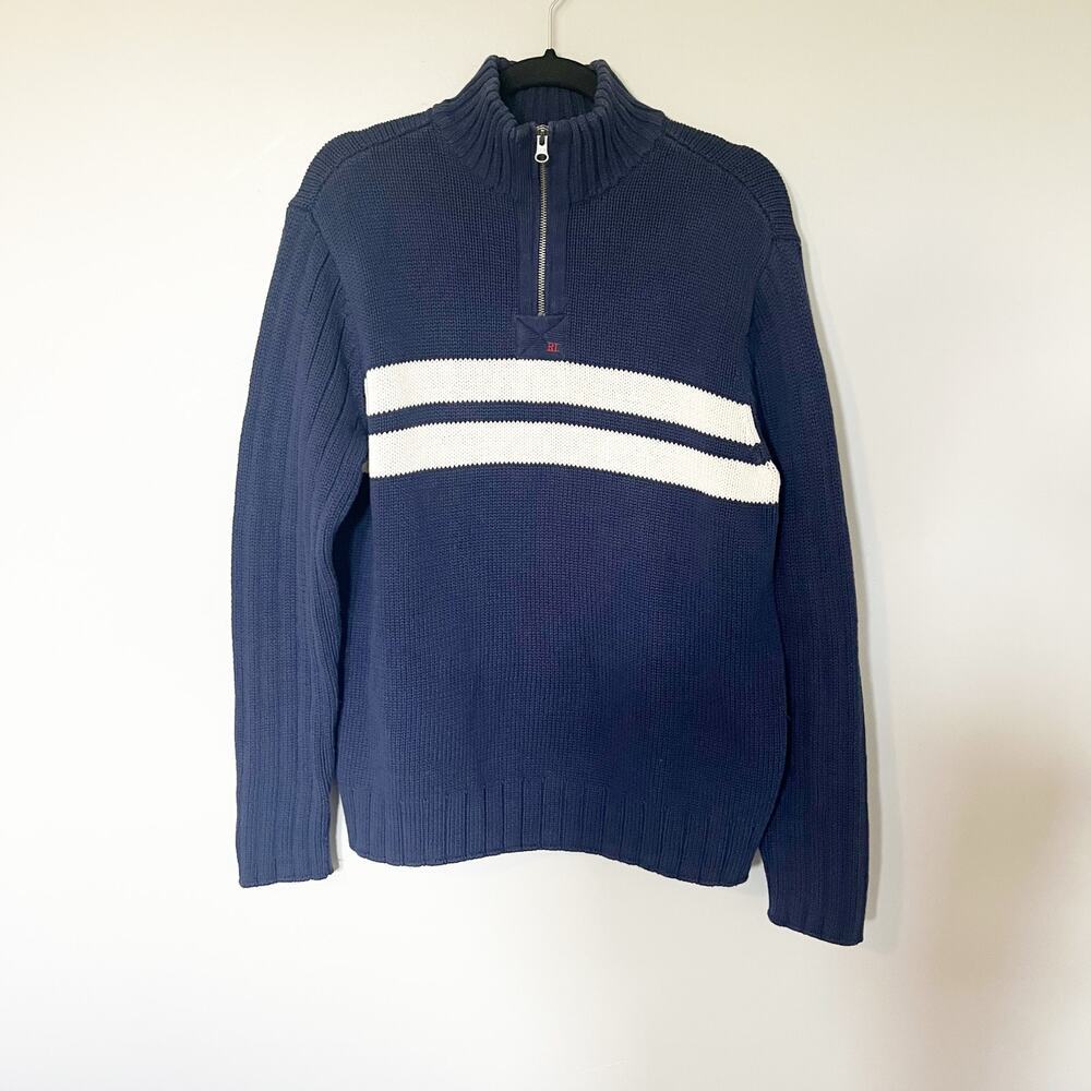 Vintage Ralph Lauren polo jeans company 1/4 zip pullover sweater men’s large